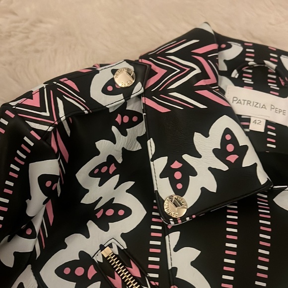 Patrizia peppe leather jacket / size small US - Picture 11 of 11